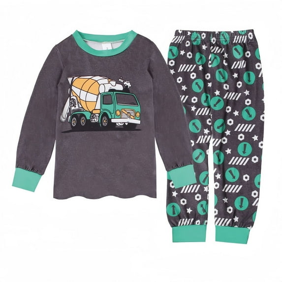 UAYOTSE Fall Baby Boy Pant Set Toddler Crewneck Long Sleeve Pullover Sweatshirt Sweatpant 2Pcs Winter Outfits Clothes,Sizes 11-12 Years
