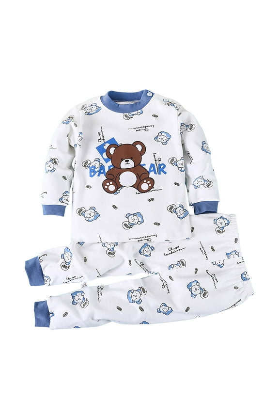 Fall Toddler Baby Boy Clothes Winter Outfits Long Sleeve Sweatshirt Long Pants Little Boy Cothing Set,Sizes 1-2 Years