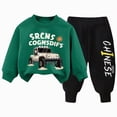 thumbnail image 1 of UAYOTSE Fall Toddler Baby Boy Clothes Winter Outfits Long Sleeve Sweatshirt Long Pants Little Boy Cothing Set,Sizes 12-18 Months, 1 of 7