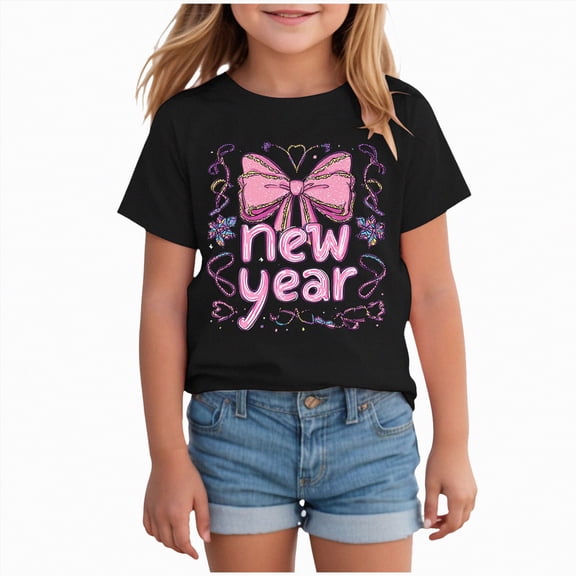 UAYOTSE Flower Girl Shirt for Toddler Girls T-Shirt Bridesmaid Proposal Kids Cute,Sizes 11-12 Years