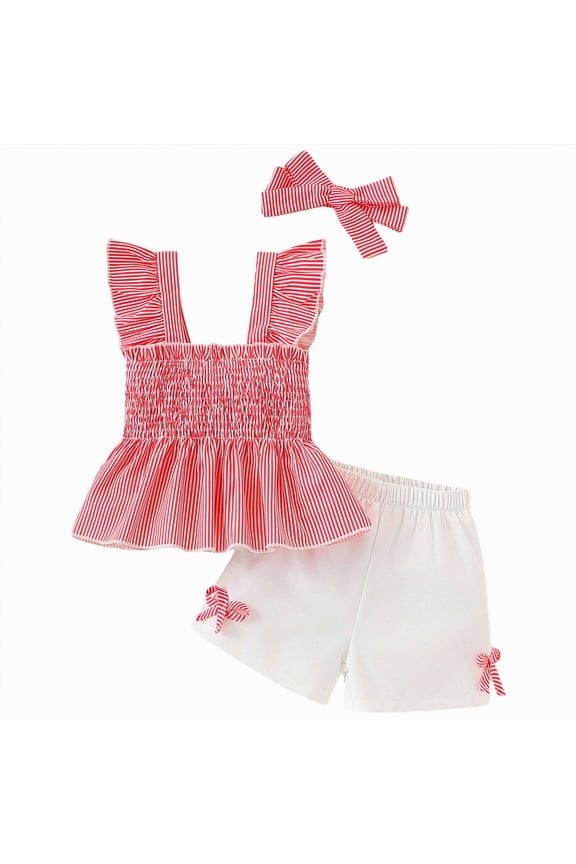 Girl Clothes Set Summer Baby 0 6 12 18 24 Months 2T 3T Girl School Wear Clothes Shorts Set Floral Summer Outfits Cute Baby Clothes,Sizes 2-3 Years