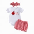 thumbnail image 1 of UAYOTSE Girl Clothes Set Summer Baby 6 12 18 24 Months 2T 3T Girl Clothes Shorts Set Floral Summer Outfits Cute Baby Clothes,Sizes 6-12 Months, 1 of 4