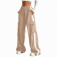 thumbnail image 1 of UAYOTSE Girl's Athletic Track Pants Wide Straight Leg Pants Fitness Clothing,Sizes 11-12 Years, 1 of 5
