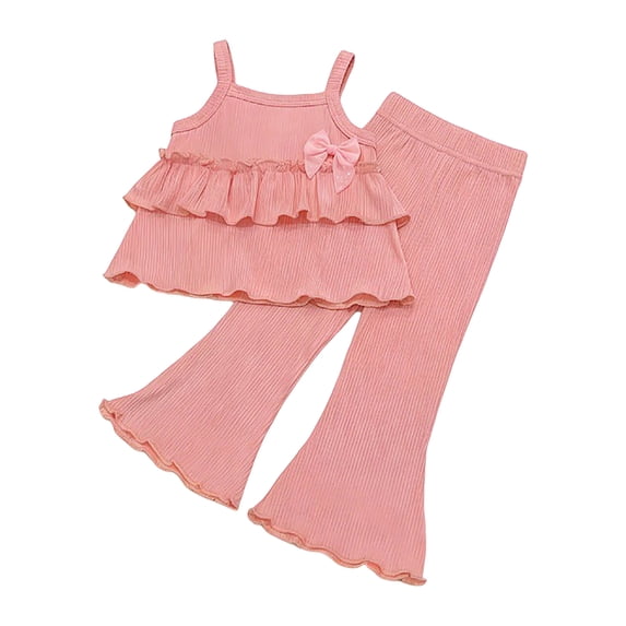 UAYOTSE Girls 2 Piece Summer Outfits Kids Cute Graphic Tees and Elastic Waist Shorts Set Hawaiian Vacation Outfit,Sizes 4-5 Years