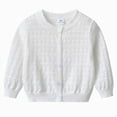 thumbnail image 1 of UAYOTSE Girls' 2T 3T 4T 5T 7T Cardigan Toddler Long Sleeve Sweater School Uniforms Sweater Button Up Knit Jacket,Sizes 4-5 Years, 1 of 6
