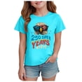 thumbnail image 1 of UAYOTSE Girls Boys Independence Day T-Shirt Fashion Sequins 4th of July Top Summer American Flag,Sizes 11-12 Years, 1 of 5