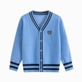 thumbnail image 1 of UAYOTSE Girls Cardigan Sweater School Uniforms Toddler Long Sleeve Button Knit Solid Sweaters Tops,Sizes 7-9 Years, 1 of 5