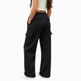 thumbnail image 1 of UAYOTSE Girls Cargo Sweatpants Wide Leg Baggy Lightweight School Pants Casual Athletic with Pockets for Teen Kids Clothes,Sizes 11-12 Years, 1 of 9