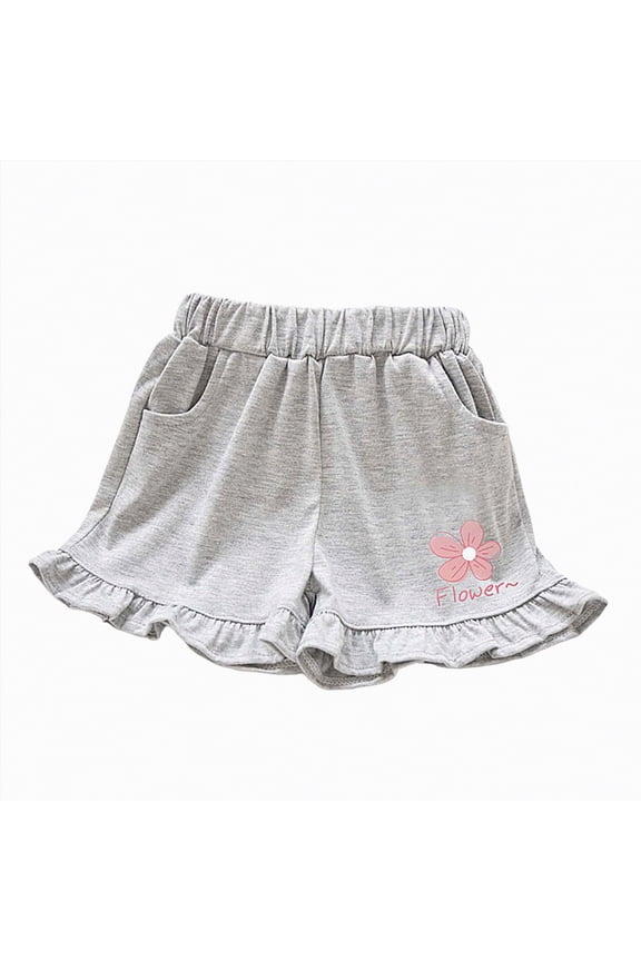 Girls Casual Bermuda Shorts Kids Knee Length High Waisted Summer Shorts Comfy Drawstring Short Pants With Pockets Beach Shorts Lightweight Comfy,Sizes 9-10 Years
