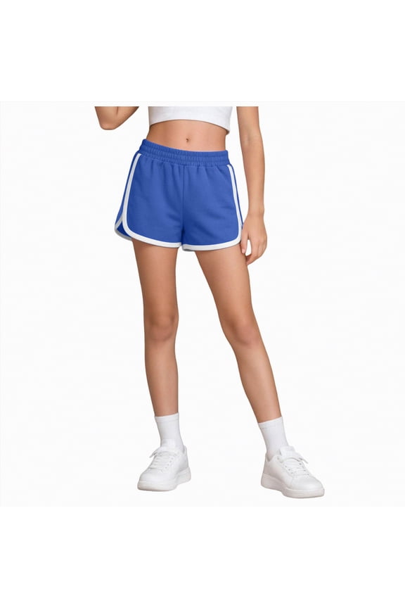 Girls Hiking Shorts Kids Lightweight Pockets Athletic Summer Casual Uniform Shorts for Girls,Sizes 13-14 Years