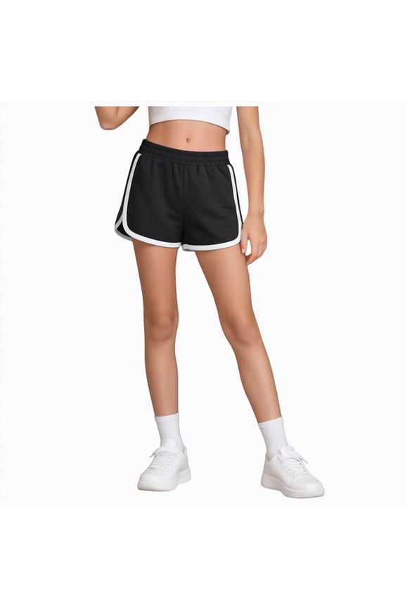 Girls Hiking Shorts Kids Lightweight Pockets Athletic Summer Casual Uniform Shorts for Girls,Sizes 5-6 Years