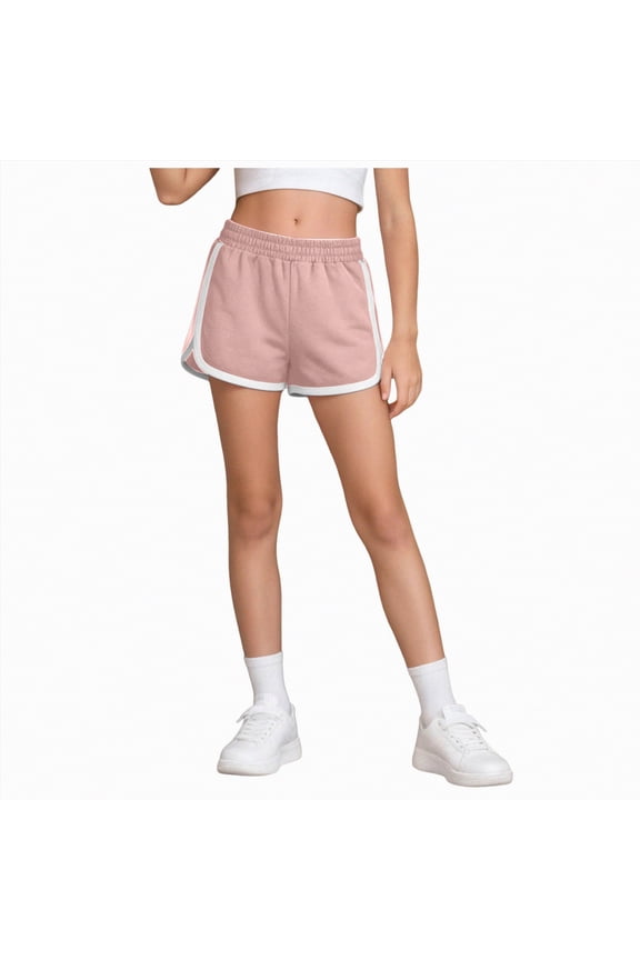 Girls Hiking Shorts Kids Lightweight Pockets Athletic Summer Casual Uniform Shorts for Girls,Sizes 9-10 Years