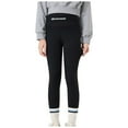 thumbnail image 1 of UAYOTSE Girls Leggings Dance Tights Yoga Pants Clothes Kids Teen Running Athletic Workout Ballet,Black 7-8 Years, 1 of 7