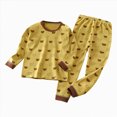 thumbnail image 1 of UAYOTSE Girls Long Sleeved and Long Legged Set Comfortable Soft Stylish Cartoon Print Girls Pajamas Set,Sizes 6-7 Years, 1 of 4