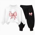 thumbnail image 1 of UAYOTSE Girls Outfit Sets 2 Pieces Long Sleeve Pullover Printed Girls Clothing Sets,Sizes 4-5 Years, 1 of 5