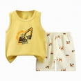 thumbnail image 1 of UAYOTSE Girls Pajamas Toddler Pjs Set Cotton Kids Sleepwear 2 Piece Child Clothes Size 2-12 Years Sleepwear Pajamas,Sizes 3-4 Years, 1 of 5