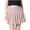 thumbnail image 1 of UAYOTSE Girls Pleated Mini Skirt High Waist Tennis School Uniform Skirts(2-3 Years,D33-Pink), 1 of 4