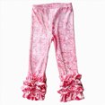 thumbnail image 1 of UAYOTSE Girls Ruffles Leggings Cotton Pants Kids Stretchy High Waist Legging 1 6 Years,Sizes 2-3 Years, 1 of 9