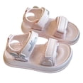 thumbnail image 1 of UAYOTSE Girls Sandals Kids Strap Flat Sandals Open Toe Summer butterfly Casual Sandals,Sizes 2, 1 of 9