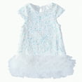 thumbnail image 1 of UAYOTSE Girls Sequin Dress A Line Sparkly Sleeveless Wedding Gown Party Dresses For Girls,Sizes 3-4 Years, 1 of 7