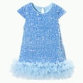 thumbnail image 1 of UAYOTSE Girls Sequin Dress A Line Sparkly Sleeveless Wedding Gown Party Dresses For Girls,Sizes 6-7 Years, 1 of 7