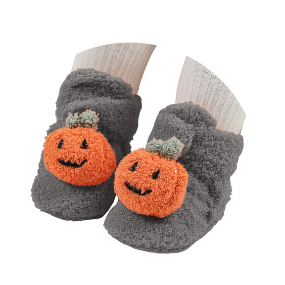 UAYOTSE Halloween Baby Toddler Shoes Soft Sole Comfortable Plush Warm Sports Shoes,Sizes 0M
