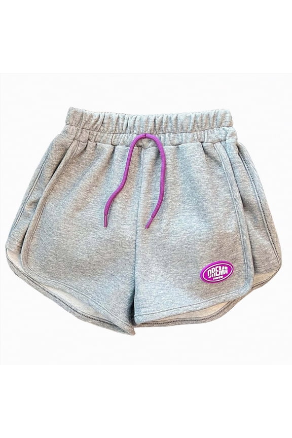 Kids Girls Casual Bermuda Shorts Drawstring Elastic Waistband Beach Shorts,Sizes 7-8 Years