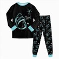 thumbnail image 1 of UAYOTSE Kids Planet Dinosaur Pajama Set Boys 6 12 18 24 Months 2T 3T 4T 5T fit Pjs Soft Breathable Sleepwear Loungewear Size 7-8 Years, 1 of 7