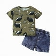 thumbnail image 1 of UAYOTSE Kids Spring short Set 6 9 12 18 24 Months Toddler Little Boys Girls Pajamas Base Layer Set,Sizes 6-9 Months, 1 of 6