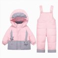 thumbnail image 1 of UAYOTSE Kids Winter Snowboard Suits 2 Piece Ski Jackets Bib Overall Snowpants Set Boys Girls Snowsuits,Sizes 3-4 Years, 1 of 9