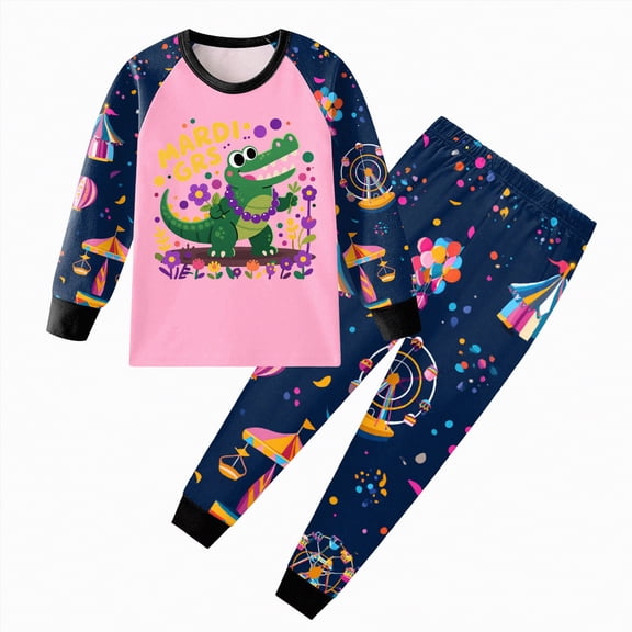 UAYOTSE Little Big Boys Girls Pajamas Set Kids PJs Cotton Sleepwear,Sizes 2-3 Years