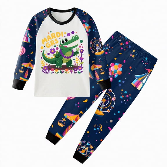 UAYOTSE Little Big Boys Girls Pajamas Set Kids PJs Cotton Sleepwear,Sizes 2-3 Years