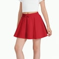 thumbnail image 1 of UAYOTSE Girls Skirts Kids Casual Mini Skorts Toddler Athletic Pure Color Skirts,Sizes 9-10 Years, 1 of 6