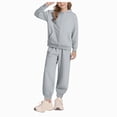 thumbnail image 1 of UAYOTSE Little Girls Solid Zip Up Hoodie Pocket Jogger Pants 2Pcs Casual Tracksuit Outfit Set,Sizes 13-14 Years, 1 of 9