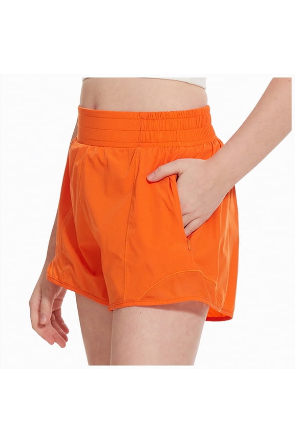 Little and Big Girls Thin Shorts Summer Shorts Teens Elastic Short,Sizes 6-7 Years