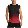 thumbnail image 1 of UAYOTSE Men Summer Men Shirt Breathable Loose Fit Athletic Tank Tops for Swimming Running Party,Sizes L, 1 of 9