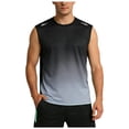 thumbnail image 1 of UAYOTSE Men Summer Men Shirt Breathable Loose Fit Athletic Tank Tops for Swimming Running Party,Sizes XXL, 1 of 9