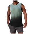 thumbnail image 1 of UAYOTSE Men Summer Undershirt Breathable Relaxed Fit Athletic Tank Tops for Running Swimming,Sizes 4XL, 1 of 5