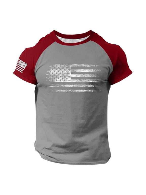 Men's Muscle T-Shirt Pleated Raglan Sleeve Bodybuilding Gym Tee Short Sleeve Fashion Workout Shirts Hipster Shirt M Grey