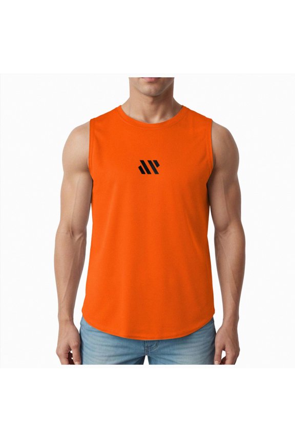 Men's Summer Fitness Sports Casual Slim Fit Vest Men's Sleeveless Wide Shoulder Color Matching Vest,Sizes M