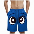 thumbnail image 1 of UAYOTSE Mens Casual Shorts Elastic Waist Drawstring Loose Fit Summer Beach Vacation Shorts with Pockets,Sizes XXL, 1 of 5