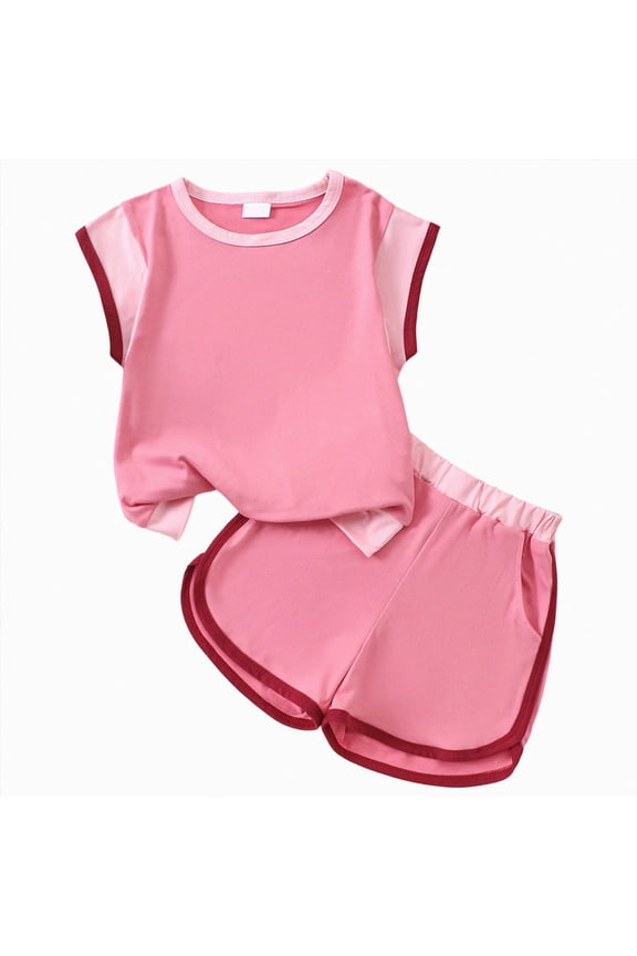 Newborn Baby Girls Summer Clothes Infant Girls Sleeveless Shorts Set 6M 1T 2T 3T School Wear Baby Girls Cute Outfits,Sizes 3-4 Years