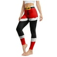 thumbnail image 1 of UAYOTSE Pants For Women Clearance,Womens Casual Christmas Halloween Printed Tight Leggings High Waist Long Pants(XL,C219-Watermelon Red), 1 of 7