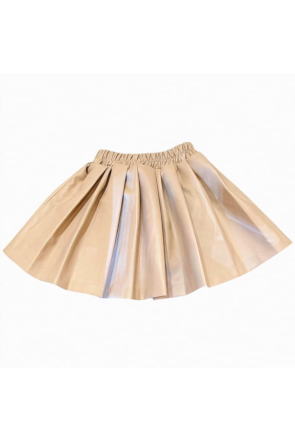 School Skirts for Girls Pink Pleated Skirts School Kids Casual Midi Flare A Line Uniform Skorts Skirt,Sizes 9-10 Years