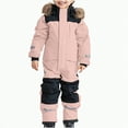 thumbnail image 1 of UAYOTSE Snowsuit Children's Unisex Ski Suit Thickened Warm Ski Overall Winter Warm Ski Suits with Hood Snow Overall Windproof,Sizes 9-10 Years, 1 of 7