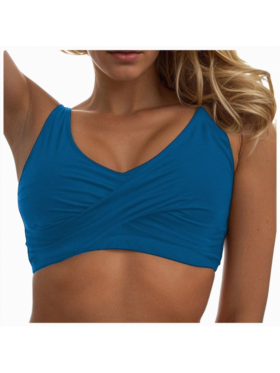 String Bikini Tops for Women Bathing Suit Swim Tops Sexy Triangle Bikini Top,Sizes XL