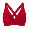 thumbnail image 1 of UAYOTSE Summer Large Bust Bikini Top Only, Twist Front Design with Wide Straps, Comfy Padded Bathing Suit for Daily Summer Swimming Wear,Sizes S, 1 of 7