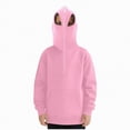 thumbnail image 1 of UAYOTSE Teen Boys Girls Half Zipper Crop Pullover Hoodies With Thumb Hole Trendy Fall Clothes Outfits(6-7 Years,Pink#&9), 1 of 7
