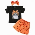 thumbnail image 1 of UAYOTSE Toddler Baby 6M 12M 18M 2T 3T Girl Outfits Floral Summer Clothes Infant Spring Ruffle Sleeve Shirt Tops Cute Shorts Set,Sizes 4-5 Years, 1 of 6