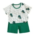 thumbnail image 1 of UAYOTSE Toddler Baby Boy Clothes for 2t 3t 4t 5t 6t Boys Cute Summer Short Sleeve T Shirt Tops Shorts Clothes Sets Baby Boy Outfits,Sizes 3-4 Years, 1 of 3